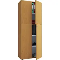 VCM Lona Universele kast Kleerkast 4 deuren Beuken decor.