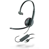 Poly Blackwire C3210 (Bedraad, USB-A), Kantoorheadset, Zwart