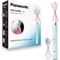 Panasonic Elektrische tandenborstel EW-DM81-G503, oplaadbaar, voor volwassenen, aantal borstels: 2, aantal poetsstanden: 2, sonische technologie, wit/mint
