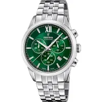 Festina Chronograaf Swiss Made Collection Horloge, quartz, herenhorloge, stopwatchfunctie, Swiss Made
