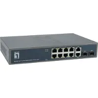 LevelOne Netwerk switch niet-beheerd - - GEP-1221 - 10 Ethernet RJ-45 poorten - 22 Gbit/s - Rackbaar