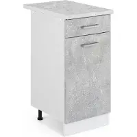 Vicco R-Line Keukenonderkast – 40 cm, WB Marmer Beton