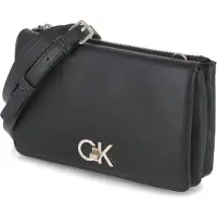 Calvin Klein Ck Monogram Flap Schoudertas Zwart