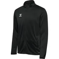 Hummel Sportsweatvest 'Essential' zwart / wit