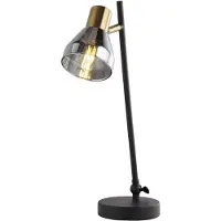 Searchlight Bureaulamp Westminster Zwart Met Goud