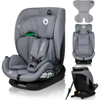 Lionelo Lavender i-Size Autostoel 76-150 cm – Groep 1/2/3 (9-36 kg, 1,5-12 Jaar) – ISOFIX & Top Tether – 5 Ligposities – 13-Standen Hoofdsteun – SideProtect – Stalen Versterking – Ventilatie