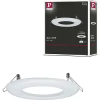 Paulmann Accessoires: Inbouwlampen, inbouwadapter, diameter 130 mm, geschikt voor inbouw diepte 75-120 mm, voor montage in openingen van 68-70 mm