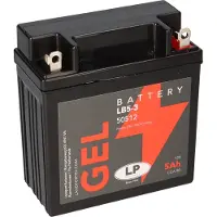 Landport 12V 5Ah accu voor motorfiets, startaccu MG LB5-3