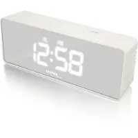 Technoline wekker - WT 475 - 140x53x35mm - wit - LED blauw/groen - TL-WT475