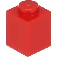 LEGO : 100 stuks blokjes van 1x1 in de kleur rood