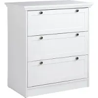 Intertrade Commode Landwood 3-lades Wit
