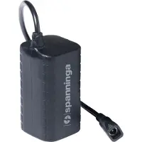 Spanninga Lampdeel thor samsung li-on accu oplaadbaar incl hoes - ZWART