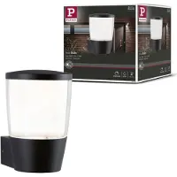 Paulmann Buitenverlichting , Bako, dimbare, Zwart, Metaal, Modern
