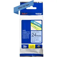 Brother Tape TZe-551 Zwart op blauw (24 mm)