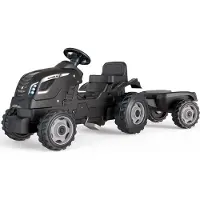 Smoby Farmer Xl Tractor With Trailer Zilver Kinderen