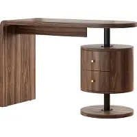 Vicco Lara Bureau – 120 x 50 cm met 2 laden Eiken rustiek