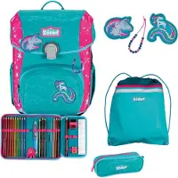 Scout Neo Exklusiv Superflash Extreme Schooltas set 4-delig groente