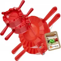 Kadax Deegzakvorm, rood/groene vormen voor deegzakken en ravioli, pierogi-maker, knoedeluitstekers, handmatige deegpers, dumplingmaker machine (rood/2 stuks)