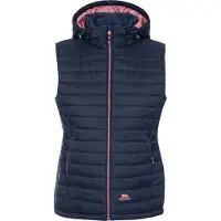 Trespass dames gewatteerde vest Aretha TP4390 (maat M) (marineblauw/oudroze)