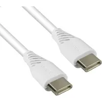 Swissten Datenkabel TPE USB-C/USB-C Power Delivery 5A (100W) 2.5m Weiss