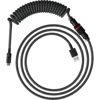 HP HyperX USB-C-spiraalkabel, Gray-Black