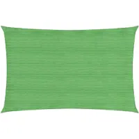 The Living Store Schaduwdoek - 2x4.5m - lichtgroen - HDPE - UV-bestendig
