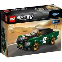 LEGO Speed Champions, 1968 Ford Mustang Fastback, setnummer 75884