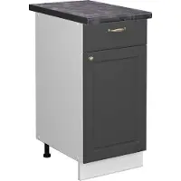 Vicco Fame-Line Keukenonderkast – 40 cm, WB Antraciet Antraciet-goud