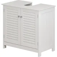 Vicco Wastafelonderkast Riad Wit 60 x 58 cm met 2 deuren, Model 40440