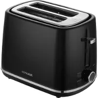 Concept - Broodrooster - Elektrische broodrooster - 930W - 7 bruiningsgraden - Zwart- TE2075