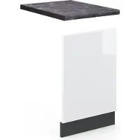 Vicco Fame-Line Frontpaneel – 45 cm, WB Antraciet Wit Hoogglans