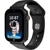 Forever WiFi Smart Horloge voor kinderen met GPS en 4G Bellen Kijk Me, Zwart