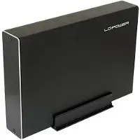 LC-Power ext. 3,5" Behuizing LC-35U3-Becrux-C1 (3.5"), Harddisk behuizing, Zwart