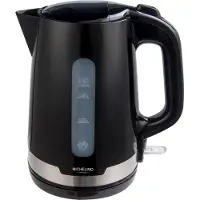 Michelino – Waterkoker – 1.7 liter – RVS – Waterkokers - Zwart - 2200W