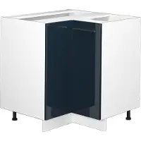 Vicco Fame-Line Hoekkast – 80.5 cm zonder werkblad Donkerblauw hoogglans