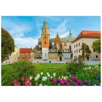 Castorland Wawel Castle in Krakow, Poland – Puzzel – 500 stukjes – Satijnen afwerking – Perfecte pasvorm – Europese kwaliteit