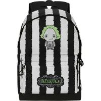 KARACTERMANIA Warner Bros. Rugzak 'Beetlejuice' groen / zwart / wit