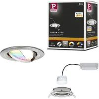 Paulmann 92964 LED-inbouwlamp LED LED vast ingebouwd 5.2 W IJzer (geborsteld)