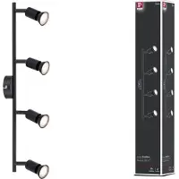 Paulmann Spotlight Carolina GU10 230V max. 4x10W dimbaar Zwart mat