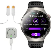 INF Smartwatch met ECG, Bluetooth-bellen en gezondheidsmonitoring Silver