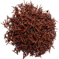 LEGO Bloemstengel, stengel van een plant, stengel met 3 takken, roodbruin - 24855, NIEUW! Aantal: 1000x