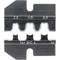 Knipex 97 49 66 Krimpinzetstuk Solar-connectoren Geschikt voor tangen MC4 2.5 tot 6 mm² Geschikt voor merk 97 43 200, 97 43 E, 97 43 E AUS, 97 43 E UK,