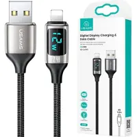 Usams US-SJ543 digitale oplader & data kabel 1.2m 480 Mbps