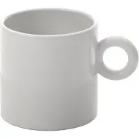 Alessi Koffiekop Dressed White Porcelain 70 ml (Set van 4)