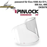 Scorpion EXO-490-500-1000 Clear Pinlock Lens Maat