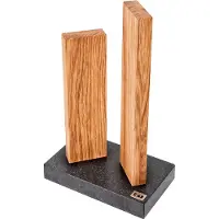 Kai Stonehenge magnetisch messenblok eikenhout/graniet, 4 messen
