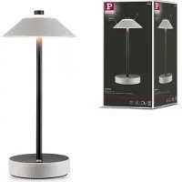 Paulmann Pellini 71174 Tafellamp met accu LED 2 W Beige, Zwart (mat)