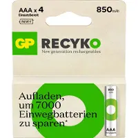 GP ReCyko Oplaadbare AAA batterij (potlood) NiMH 850 mAh 1.2 V 4 stuk(s)