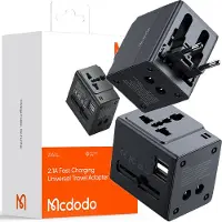 Mcdodo CP-4120, Universeel, Universeel, 2,1 A, Zwart, 1380 W, Polycarbonaat (PC)