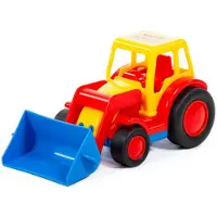 Polesie Basismodel tractor met shovel (online), speelgoedtractor